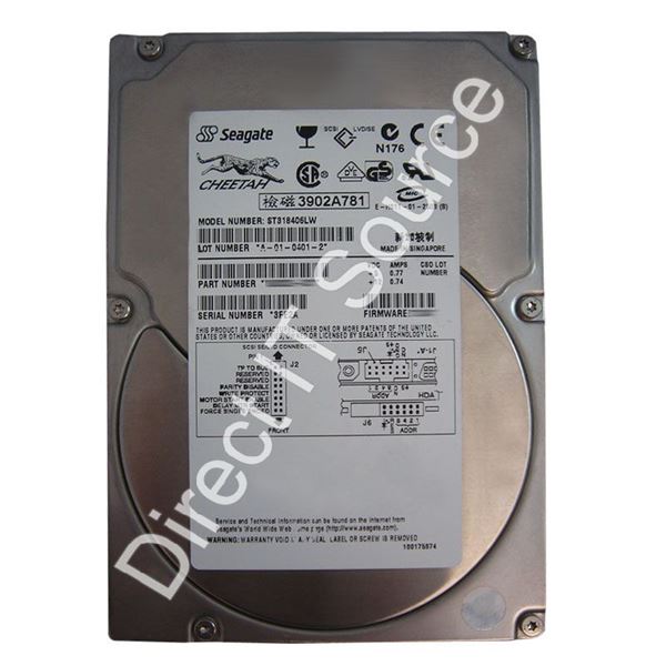 Seagate ST318406LW - 18.35GB 10K 68-PIN Ultra-160 SCSI 3.5" 4MB Cache Hard Drive