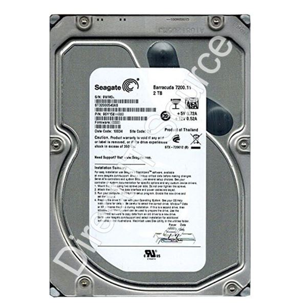 Seagate ST32000540AS - 2TB 7.2K SATA 3.0Gbps 3.5" 32MB Cache Hard Drive