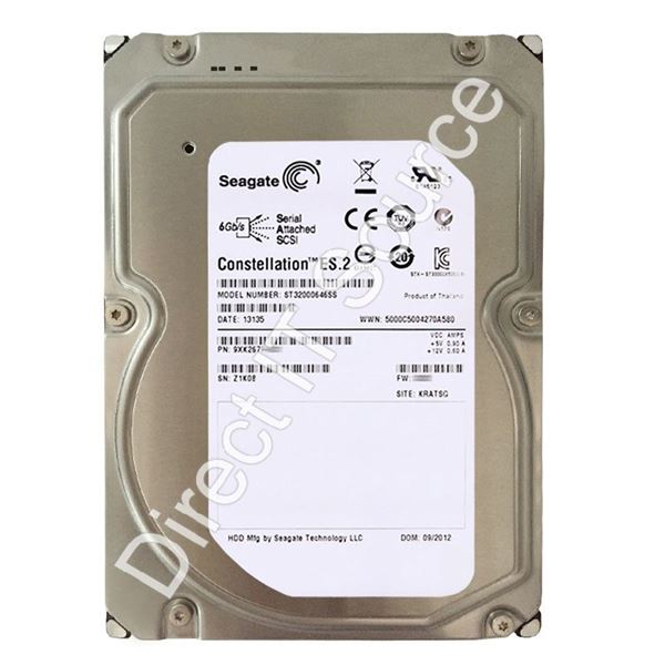 Seagate ST32000646SS - 2TB 7.2K SAS 6.0Gbps 3.5" 64MB Cache Hard Drive