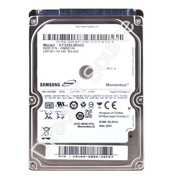 Seagate ST320LM000 - 320GB 5.4K SATA 3.0Gbps 2.5" 8MB Cache Hard Drive