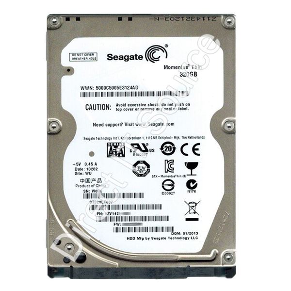 Seagate ST320LT007 - 320GB 7.2K SATA 3.0Gbps 2.5" 16MB Cache Hard Drive