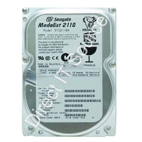 Seagate ST32110A - 2.11GB 5.4K Ultra-ATA/33 3.5" 128KB Cache Hard Drive