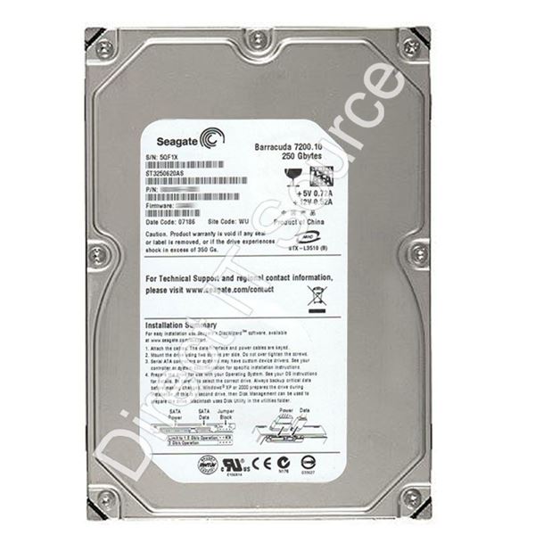 Seagate ST3250620AS - 250GB 7.2K SATA 3.0Gbps 3.5" 16MB Cache Hard Drive