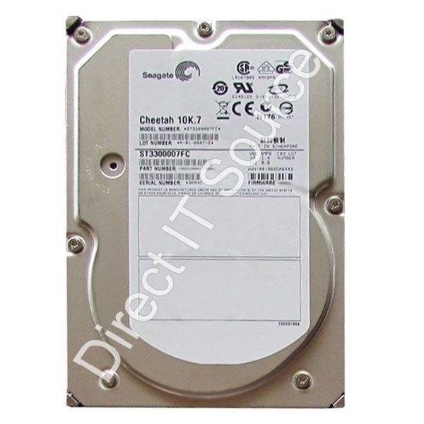 Seagate ST3300007FC - 300GB 10K 40-PIN Fibre Channel 2.0Gbps 3.5" 8MB Cache Hard Drive