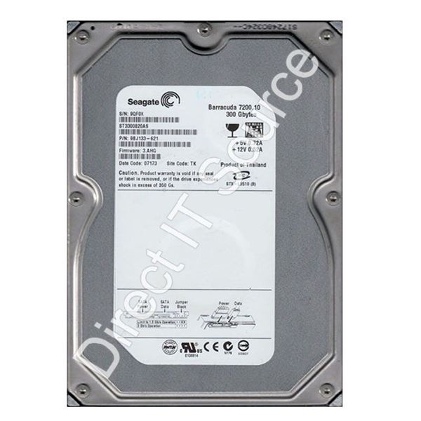 Seagate ST3300820AS - 300GB 7.2K SATA 3.0Gbps 3.5" 8MB Cache Hard Drive