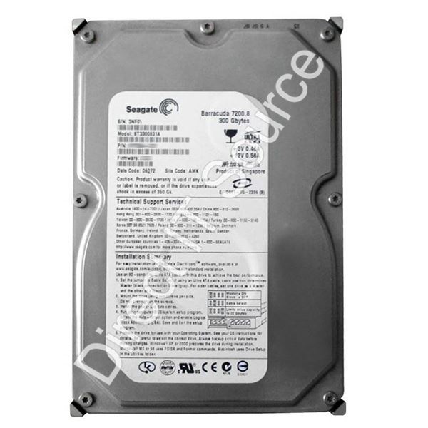 Seagate ST3300831A - 300GB 7.2K Ultra-ATA/100 3.5" 8MB Cache Hard Drive