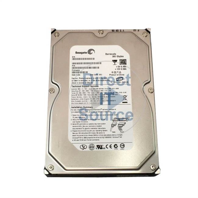 Seagate ST3300831AS-RK - Barracuda 300GB 7200RPM 3.5Inch SATA 1.5GBPS 8MB Hard Drive