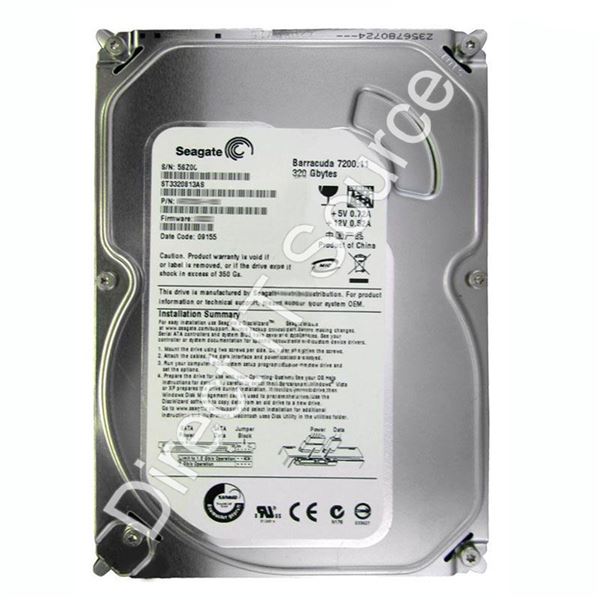 Seagate ST3320813AS - 320GB 7.2K SATA 3.0Gbps 3.5" 8MB Cache Hard Drive