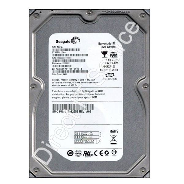 Seagate ST3320820NA - 320GB 7.2K Ultra-ATA/100 3.5" 8MB Cache Hard Drive