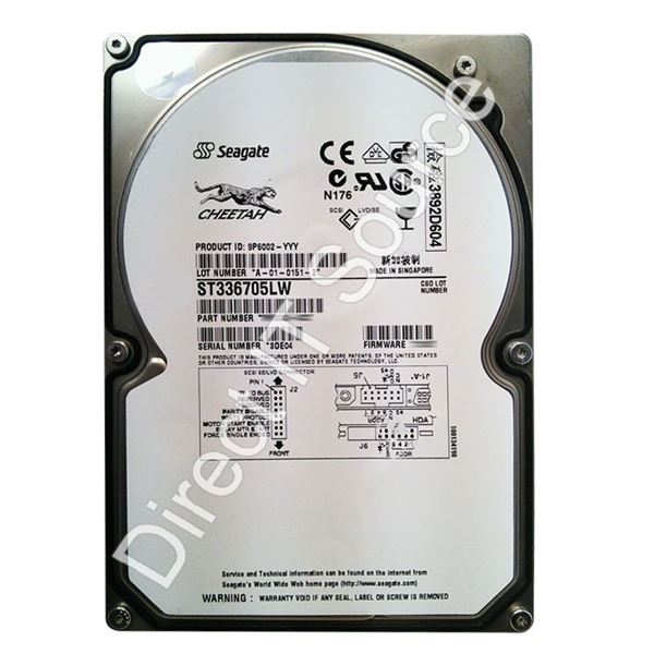 Seagate ST336705LW - 36.7GB 10K 68-PIN Ultra-160 SCSI 3.5" 4MB Cache Hard Drive