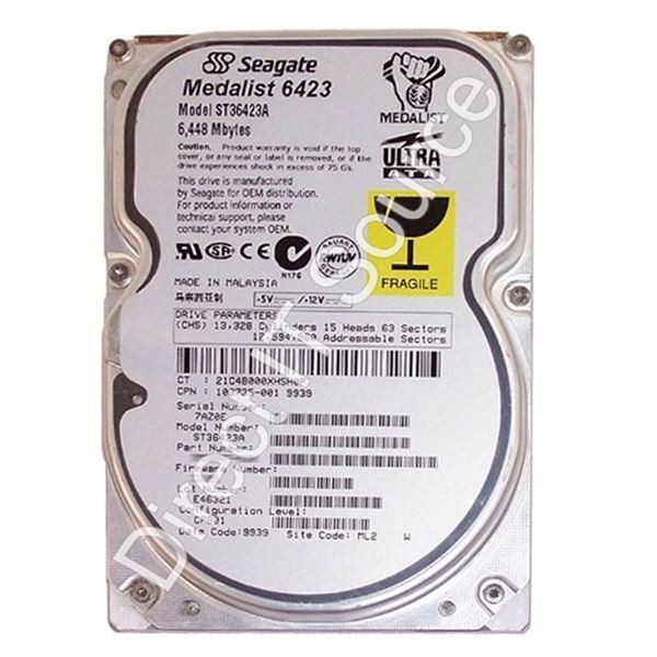 Seagate ST36423A - 6.4GB 5.4K Ultra-ATA/33 3.5" 512KB Cache Hard Drive