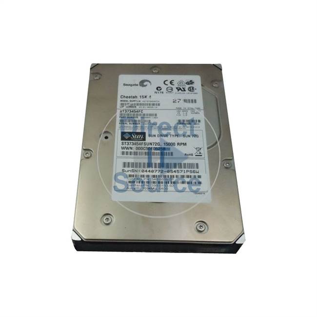 ST373454FSUN72G Sun - 73.4GB 15K Fibre Channel Cache Hard Drive