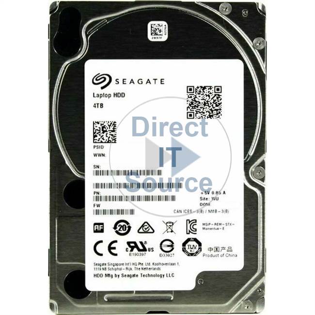 Seagate ST4000LM014 - Laptop 4TB 5400RPM 2.5Inch SATA 128MB Hard Drive