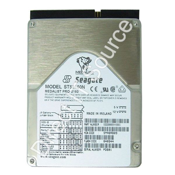 Seagate ST52160N - 2.1GB 5.4K 50-PIN SCSI 3.5" 128KB Cache Hard Drive