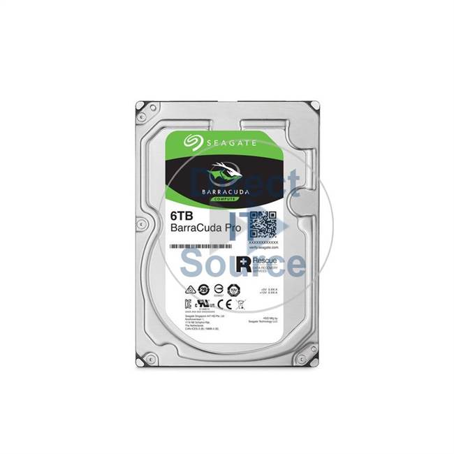 Seagate ST6000DMA04 - BarraCuda Pro 6TB 7200RPM 3.5Inch SATA 6GBPS 256MB Hard Drive