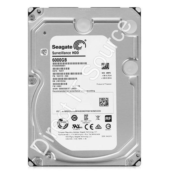 Seagate ST6000VX0001 - 6TB 5.4K SATA 6.0Gbps 3.5" 128MB Cache Hard Drive