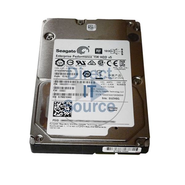Seagate ST600MP0035 - 600GB 15K SAS 12.0Gbps 2.5" 128MB Cache Hard Drive