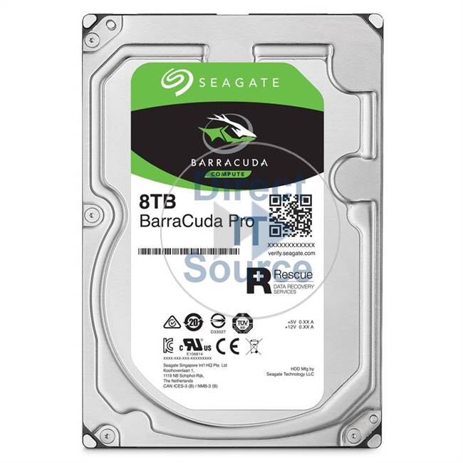 Seagate ST8000DMA05 - BarraCuda Pro 8TB 7200RPM 3.5Inch SATA 6GBPS 256MB Hard Drive