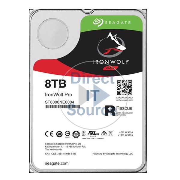 Seagate ST8000NE0004 - 8TB 7.2K SATA 6.0Gbps 3.5" 256MB Cache Hard Drive