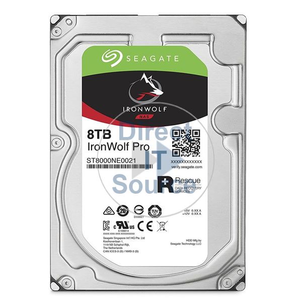 Seagate ST8000NE0021 - 8TB 7.2K SATA 6.0Gbps 3.5" 256MB Cache Hard Drive