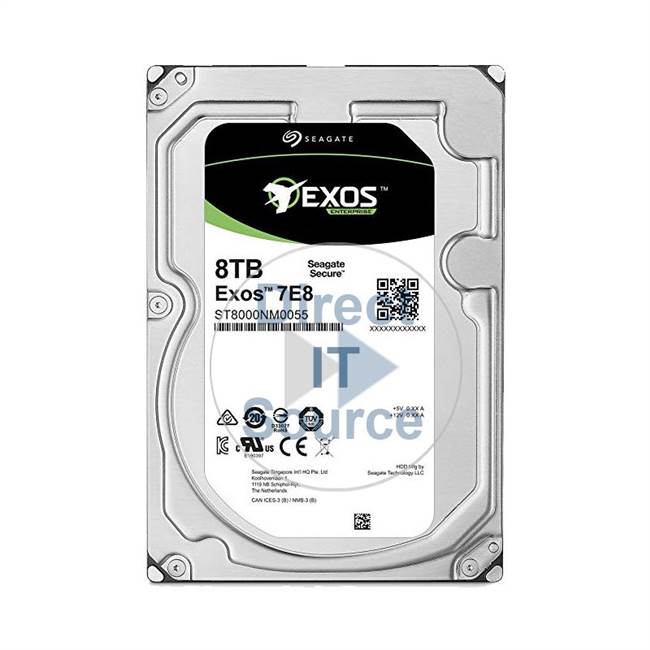 Seagate ST8000NM000A - 8TB 7.2K SATA 3.5" Hard Drive