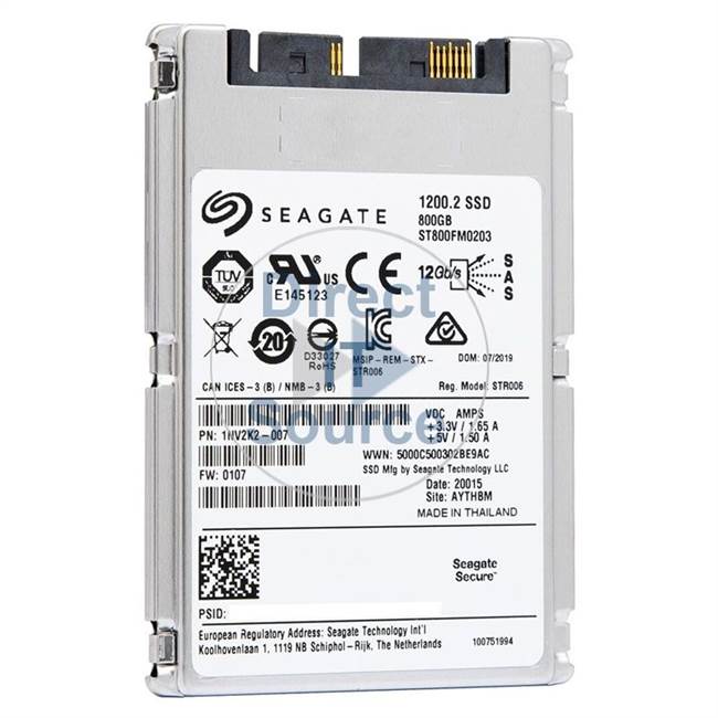 Seagate ST800FM0203 - 800GB SAS 12Gbps 1.8" SSD