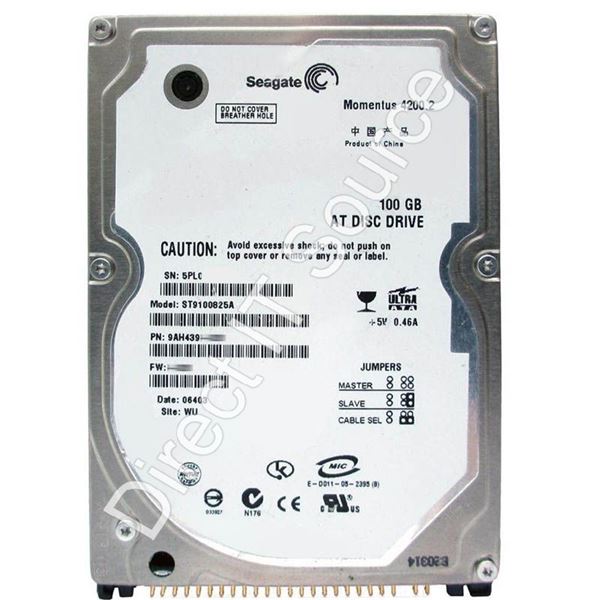 Seagate ST9100825A - 100GB 4.2K Ultra-ATA/100 2.5" 8MB Cache Hard Drive