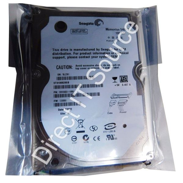 Seagate ST9100828SB - 100GB 5.4K SATA 1.5Gbps 2.5" 8MB Cache Hard Drive