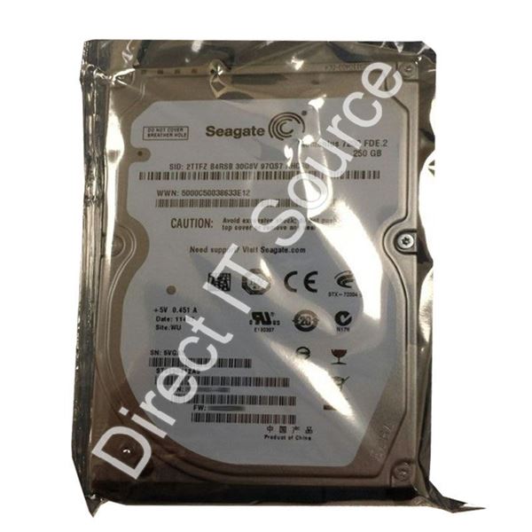 Seagate ST9250412AS - 250GB 7.2K SATA 3.0Gbps 2.5" 16MB Cache Hard Drive