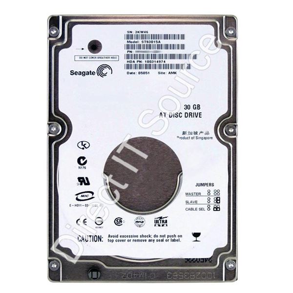 Seagate ST93015A - 30GB 4.2K Ultra-ATA/100 2.5" 2MB Cache Hard Drive