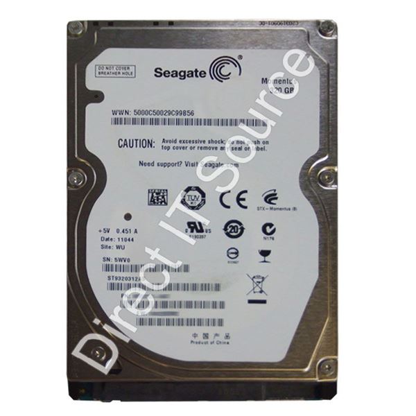 Seagate ST9320312AS - 320GB 5.4K SATA 2.5" 8MB Cache Hard Drive