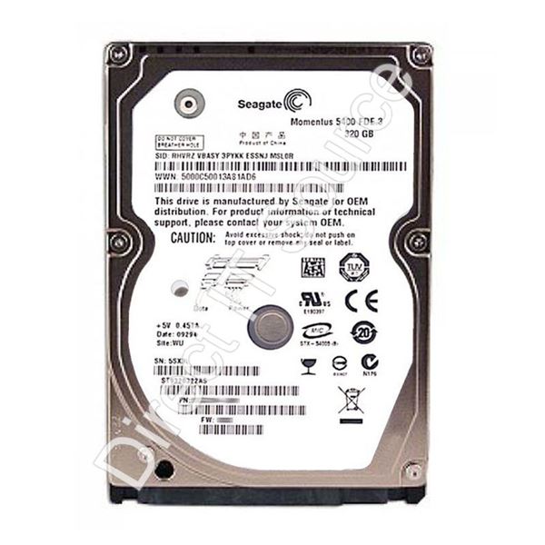 Seagate ST9320322AS - 320GB 5.4K SATA 3.0Gbps 2.5" 8MB Cache Hard Drive