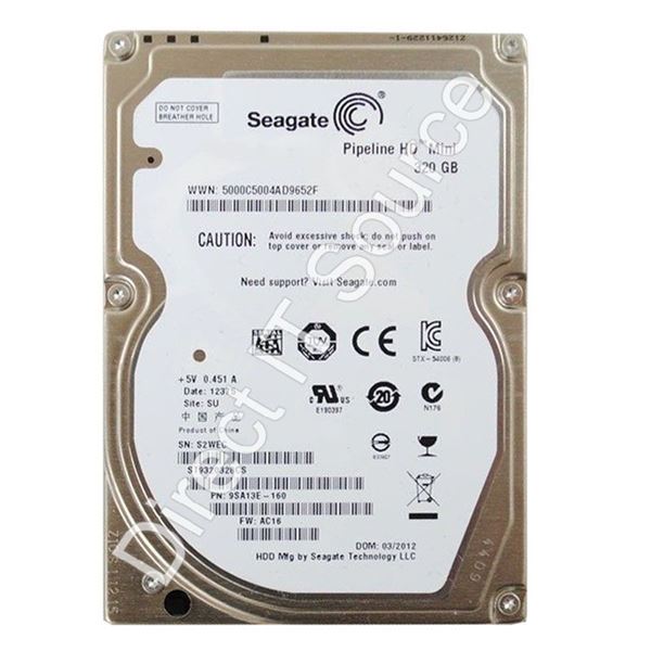 Seagate ST9320328CS - 320GB 5.4K SATA 3.0Gbps 2.5" 8MB Cache Hard Drive