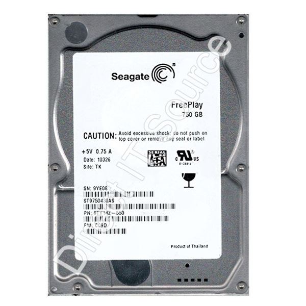 Seagate ST9750430AS - 750GB 5.4K SATA 2.5" 16MB Cache Hard Drive