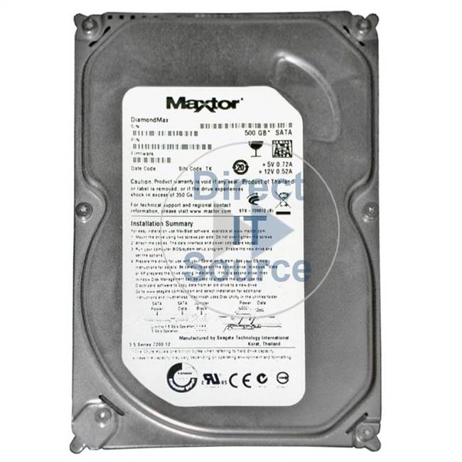 Seagate STM305004N1BAA-RK - DiamondMax  500GB 7200RPM 3.5Inch IDE 16MB Hard Drive