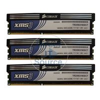 Corsair TR3X6G1600C7 - 6GB 3x2GB DDR3 PC3-12800 Non-ECC Unbuffered 240-Pins Memory