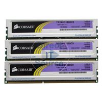 Corsair TR3X6G1600C9 - 6GB 3x2GB DDR3 PC3-12800 Non-ECC Unbuffered 240-Pins Memory