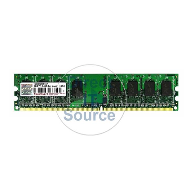 Transcend TS128MLQ64V6U - 1GB DDR2 PC2-5300 240-Pins Memory