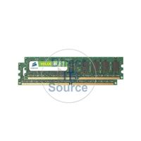 Corsair VS1GBKIT667D2 - 1GB 2x512MB DDR2 PC2-5300 Non-ECC Unbuffered 240-Pins Memory