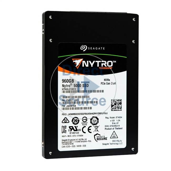 Seagate XP960LE10012 - 960GB PCIe 2.5" SSD