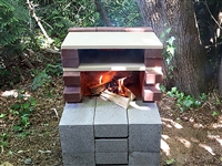 QuickBrick Pizza Oven In Use