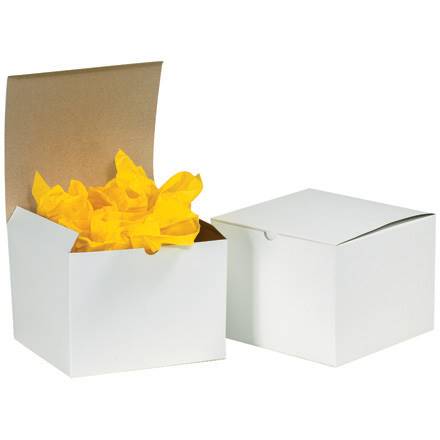 3 x 3 x 2" White Gift Boxes