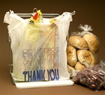 CT1520TY 10X5X19 Thank You Printed T-shirt bags / Merchandise Bags