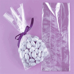 4.5" x 2" x 9.5" Cello Bags Fold Over Bottom 1.2mil Qty 1000/cs