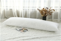 White Goose Down Body Pillow Full Long Pillow