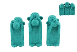 THREE WISE MONKEYS - AQUA