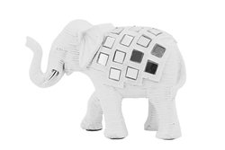 Elegant elephant white 14cm