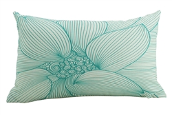 In bloom #1 mint cushion 30x50cm