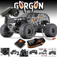 Arrma Gorgon 2WD Monster Truck RTA Kit, gunmetal