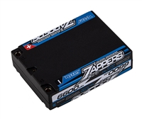 Reedy Zappers DR 6600mAh 130C 7.6V Square Drag Racing 2S Lipo battery with 5mm connectors